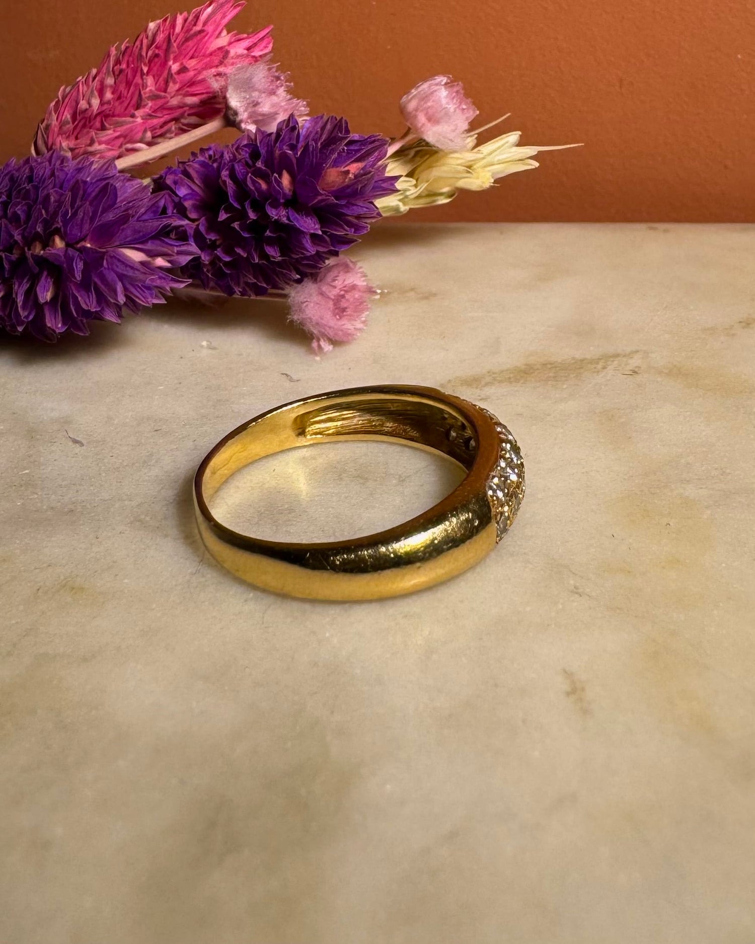 Bague Jonc Diamants &quot;Lumina&quot;