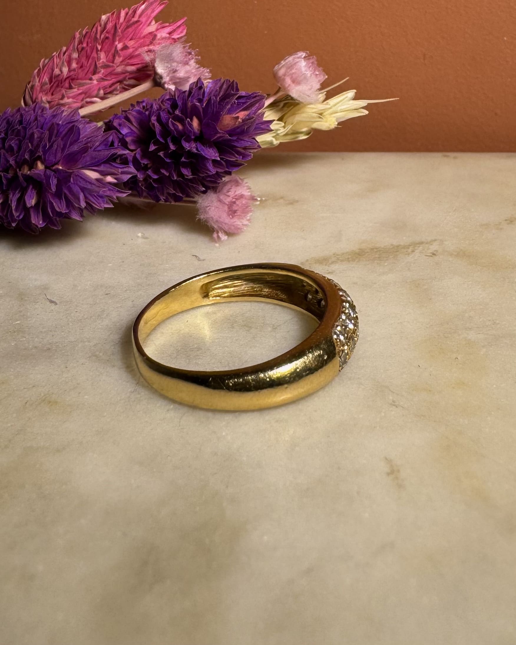 Bague Jonc Diamants "Lumina"