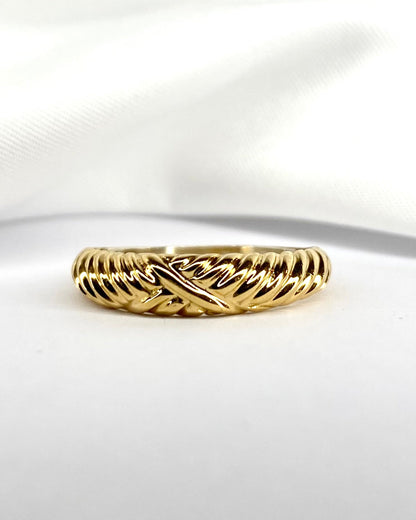 Bague Jonc Or Jaune 18 carats &quot;Nicole&quot; - Elliade Paris