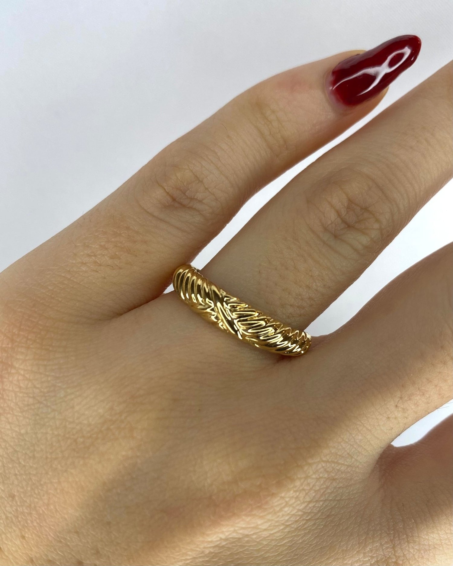 Bague Jonc Or Jaune 18 carats &quot;Nicole&quot; - Elliade Paris