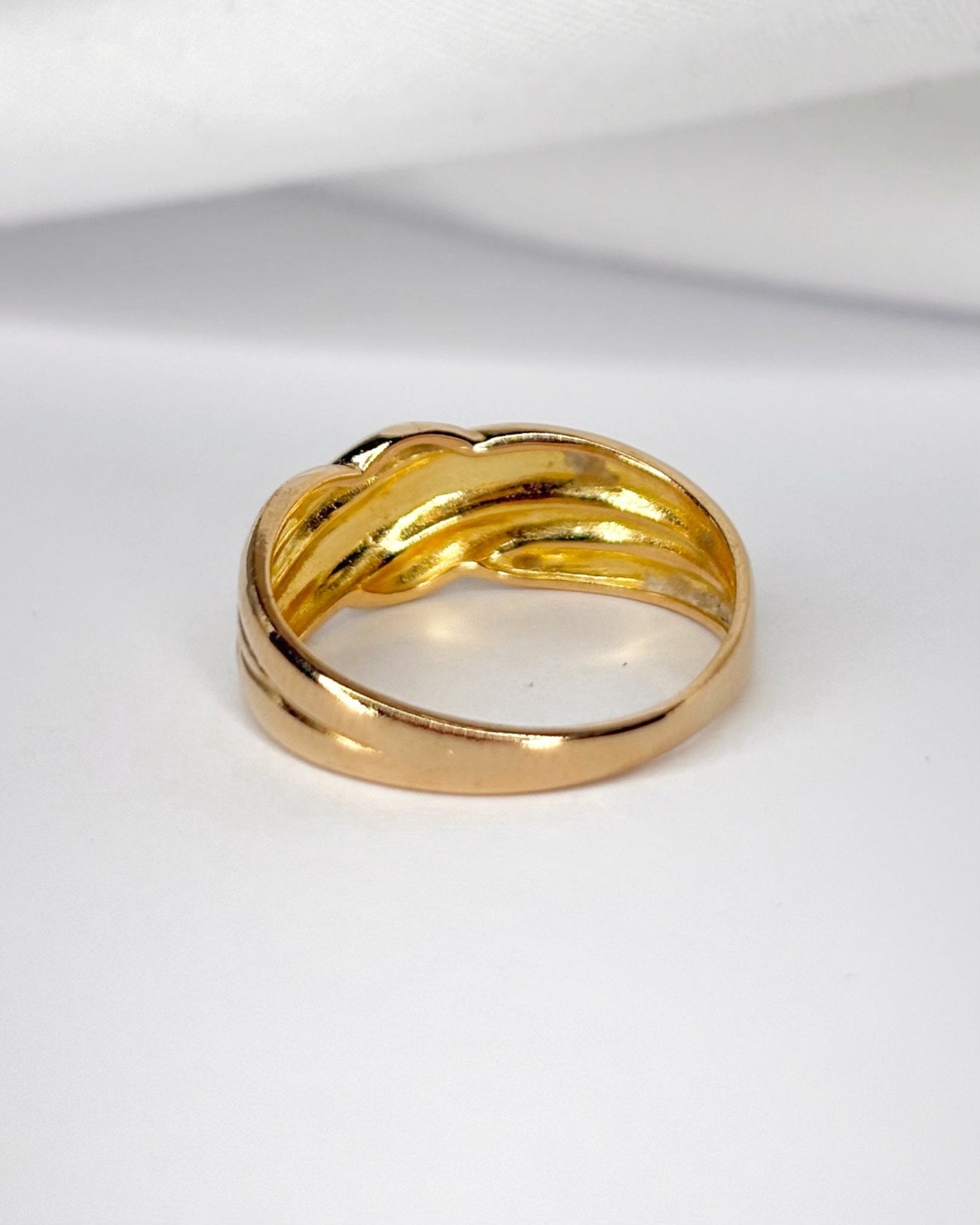 Bague Jonc Or Jaune 18 carats "Sylvine" - Elliade Paris