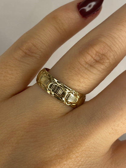 Bague Jonc Or Jaune "Thomas" - Elliade Paris