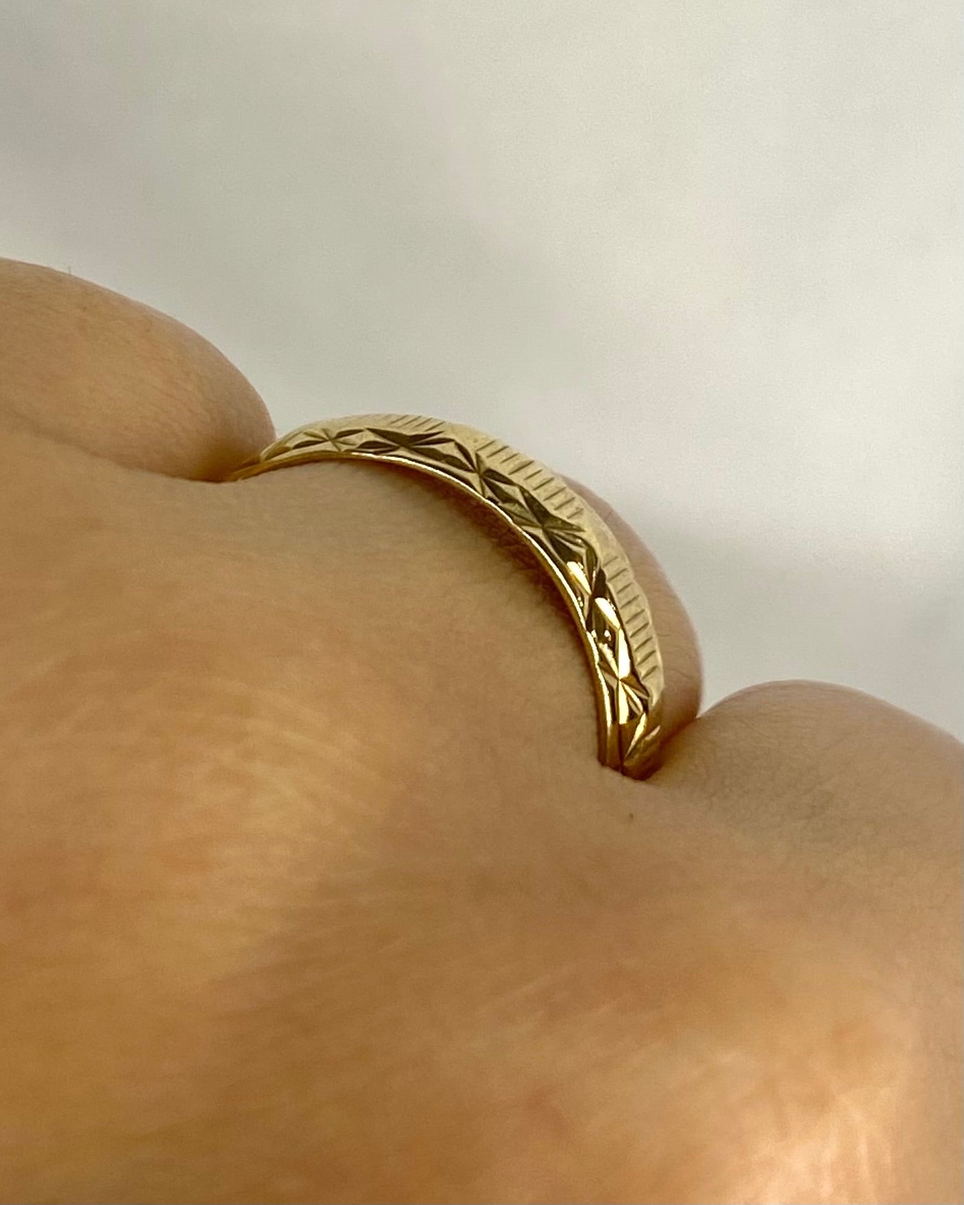 Bague Jonc Or Jaune "Thomas" - Elliade Paris