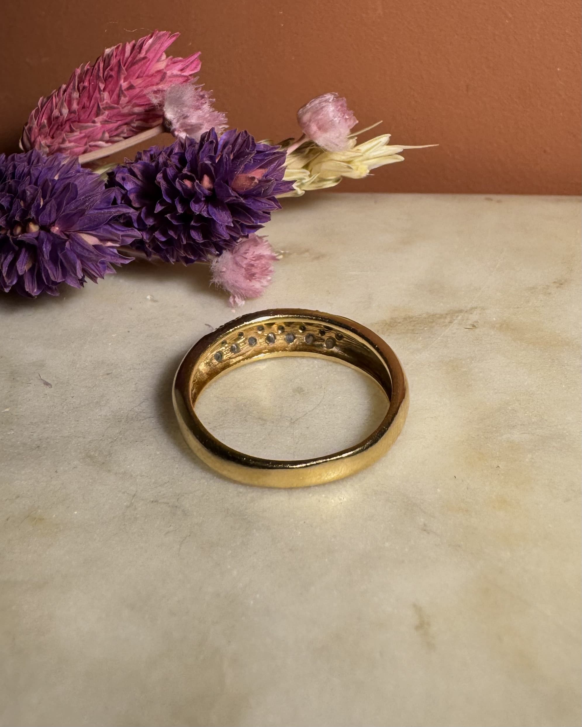 Bague Jonc Diamants &quot;Lumina&quot;