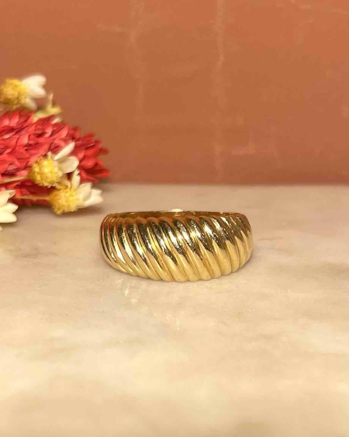 Bague Jonc Or "Myriama" - Elliade Paris