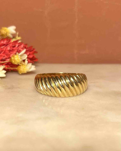 Bague Jonc Or &quot;Myriama&quot; - Elliade Paris