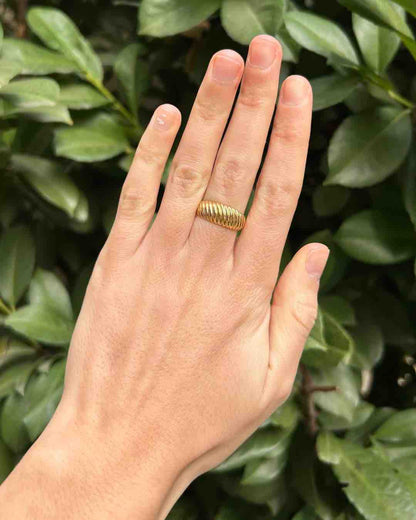 Bague Jonc Or &quot;Myriama&quot; - Elliade Paris
