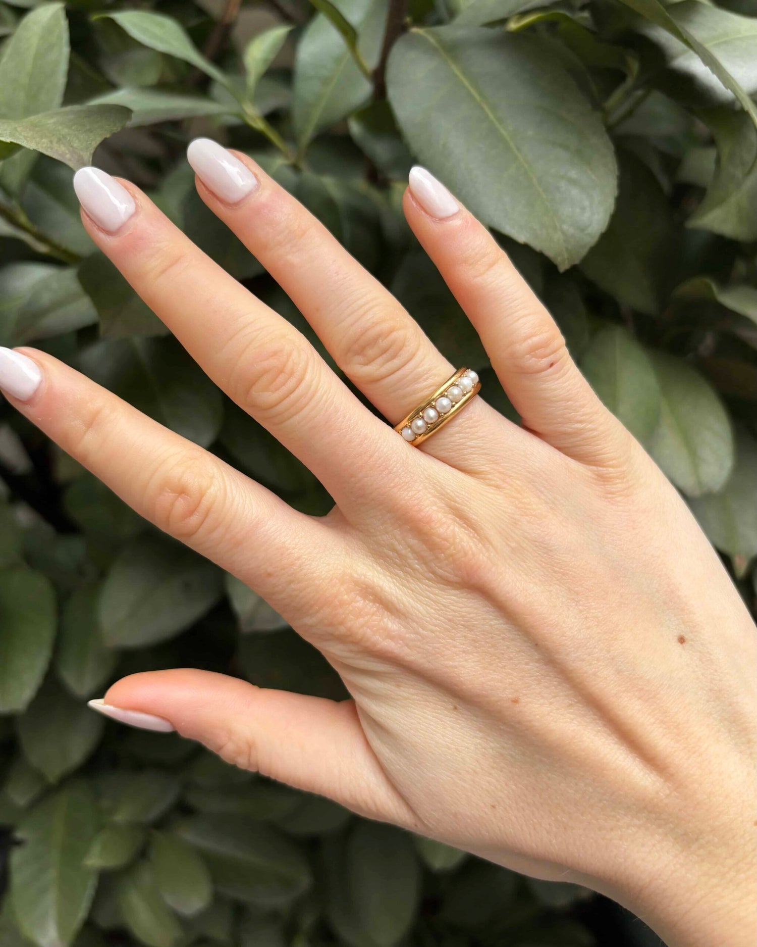 Bague Vintage Jonc Perles &quot;Maya&quot;