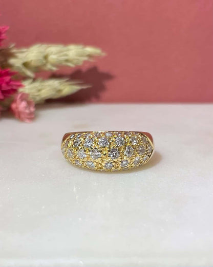 Bague Jonc Rivière 38 Diamants &quot;Shania&quot; - Elliade Paris