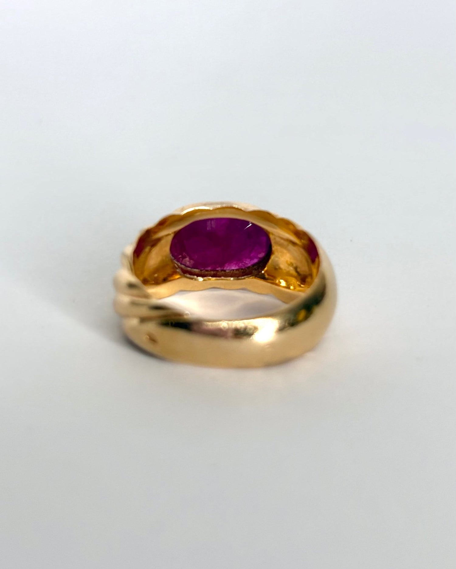 Bague Jonc Rubis 1.54 ct &quot;Gaia&quot; - Elliade Paris