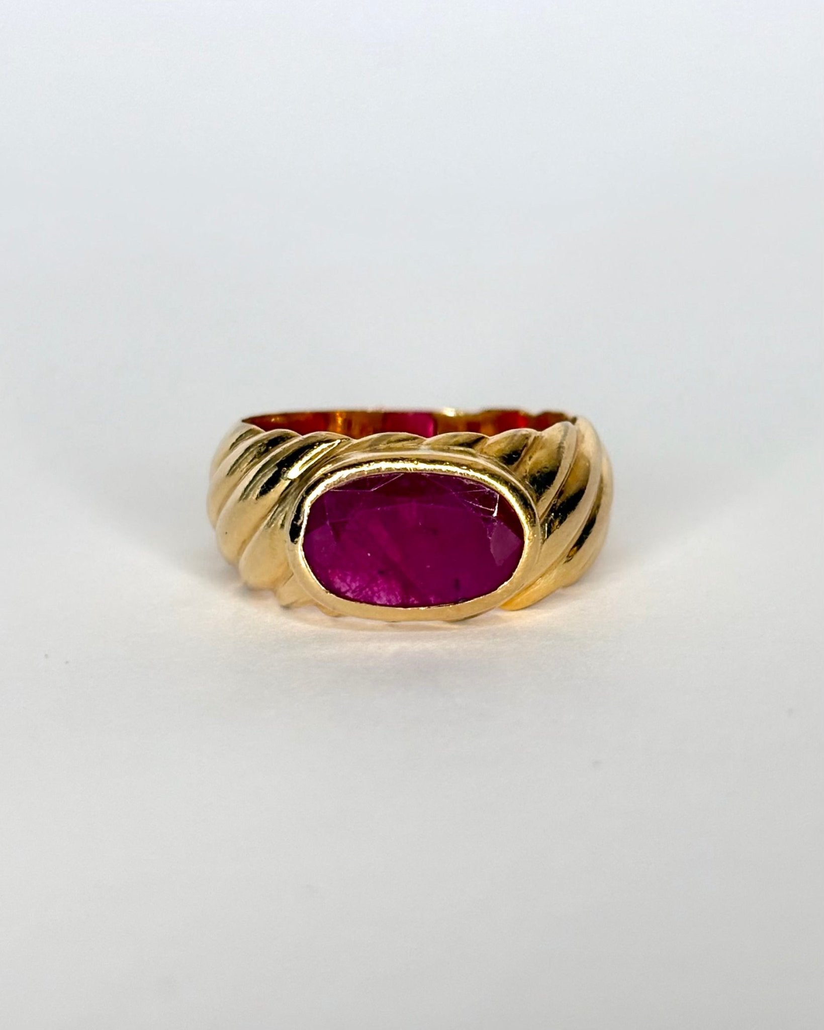 Bague Jonc Rubis 1.54 ct "Gaia" - Elliade Paris
