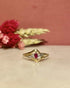 Bague Jonc Rubis "Loeza" - Elliade Paris