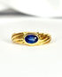 Bague Jonc Saphir 0.60 carat Or 4,4g "Ania" - Elliade Paris
