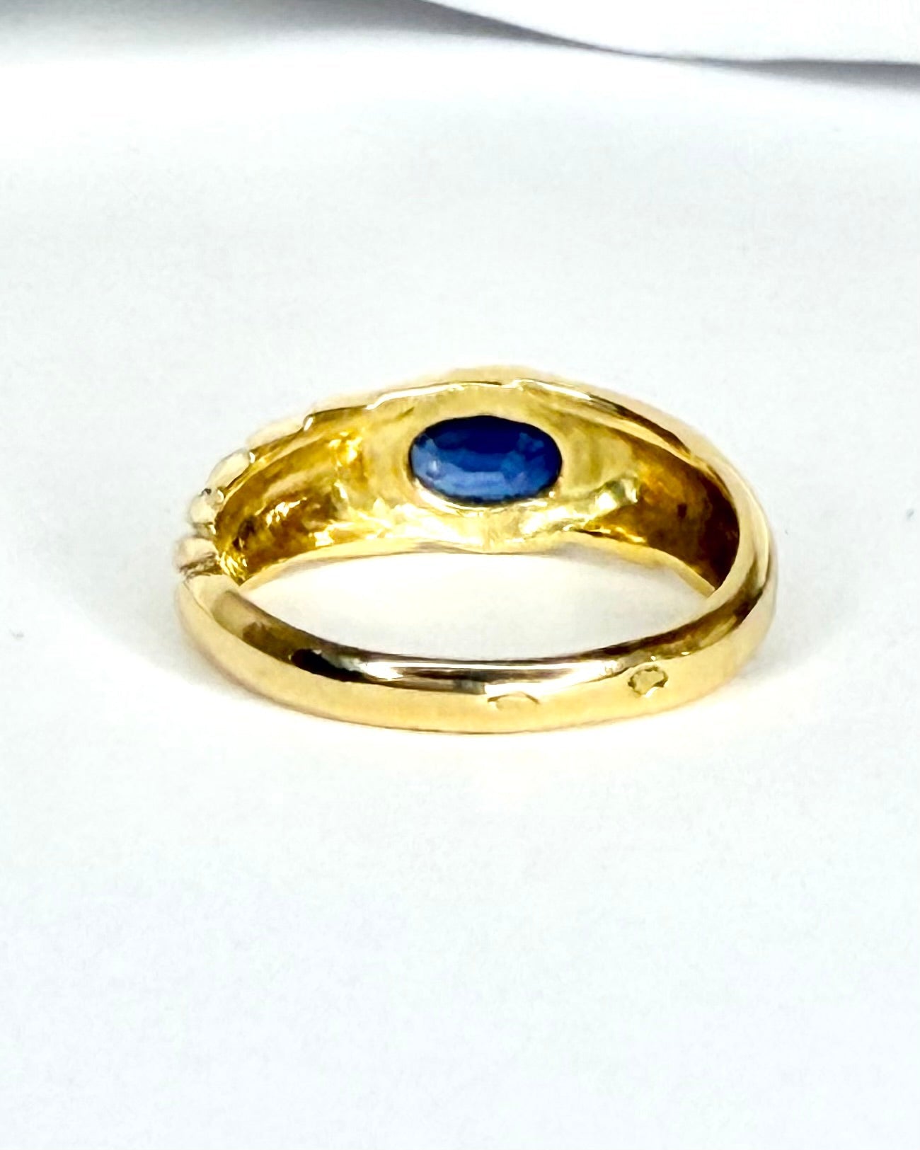 Bague Jonc Saphir 0.60 carat Or 4,4g "Ania" - Elliade Paris