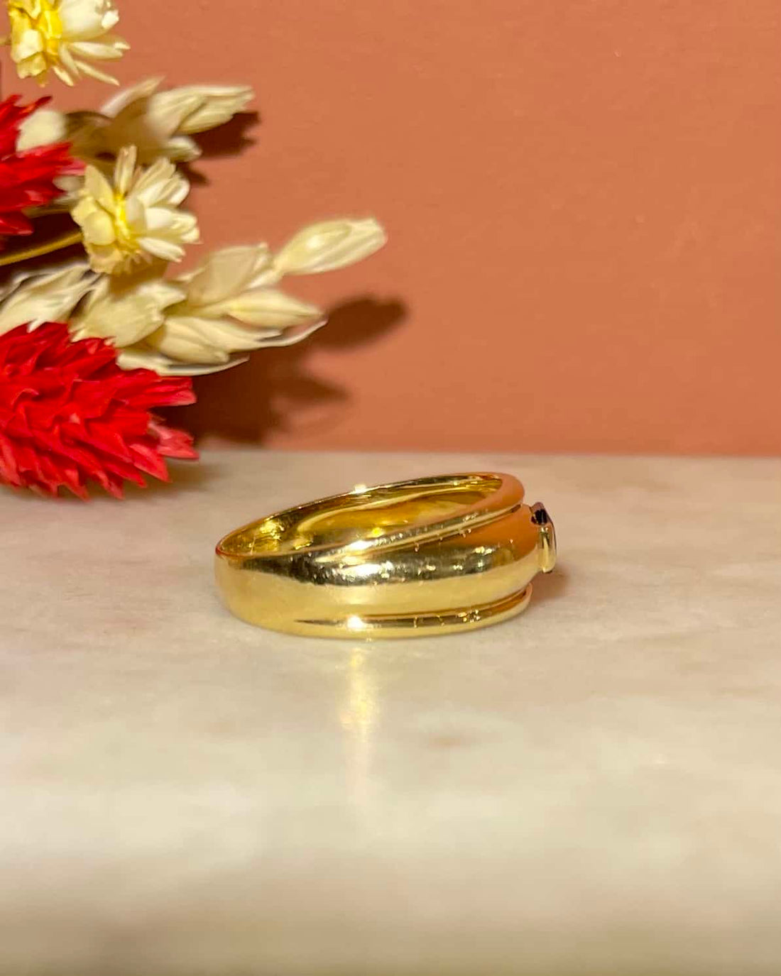 &quot;Bliss&quot; Sapphire Bangle Ring