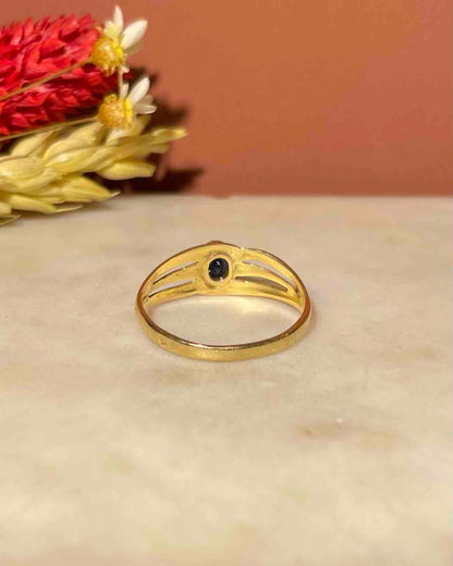 Bague Jonc Saphir &quot;Annaluisa&quot; - Elliade Paris