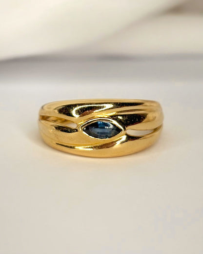 Bague Jonc Saphir "Coline" - Elliade Paris