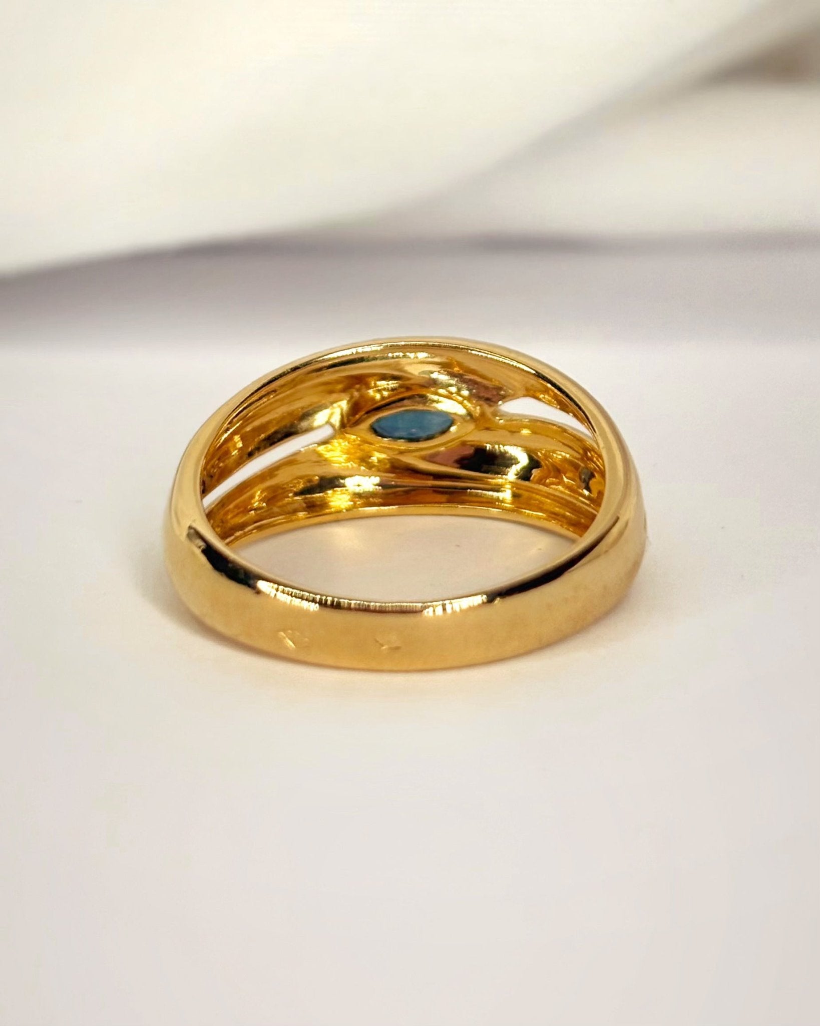 Bague Jonc Saphir "Coline" - Elliade Paris