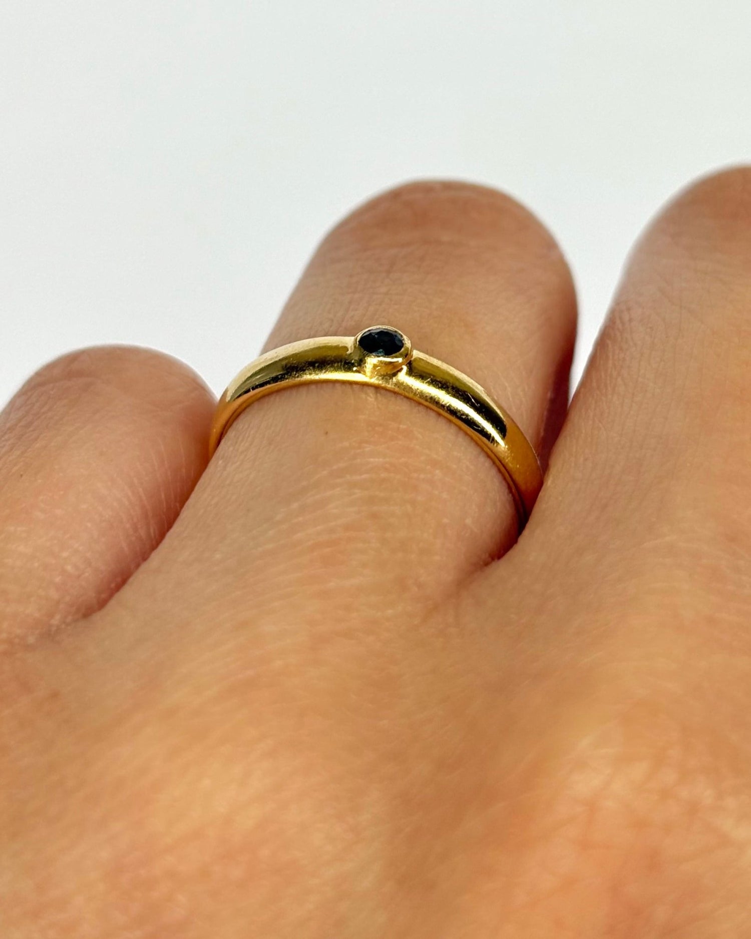 Bague jonc Saphir "Ezna" - Elliade Paris