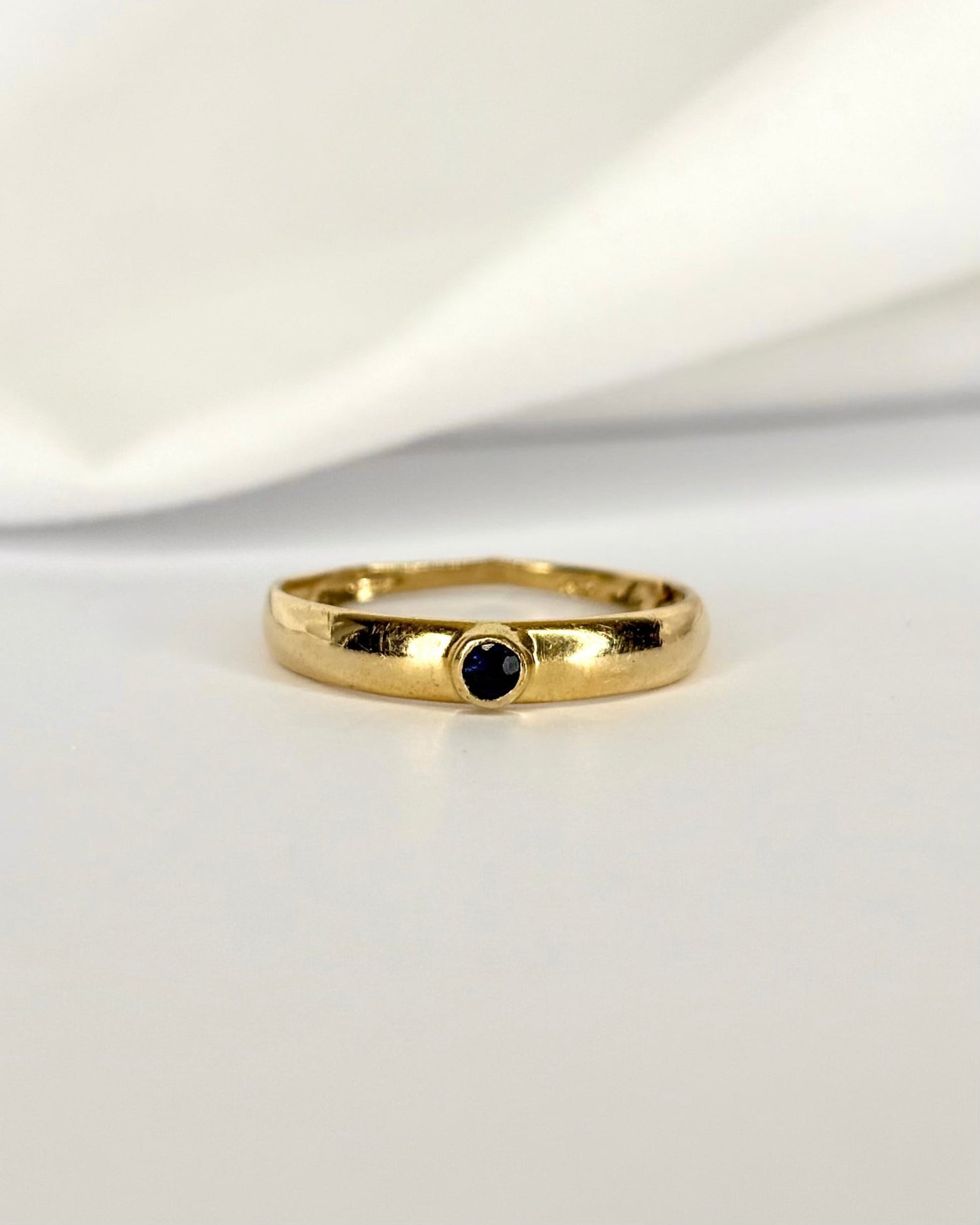 Bague jonc Saphir "Ezna" - Elliade Paris