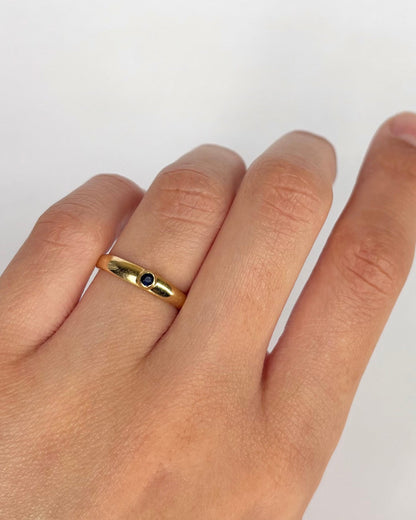 Bague jonc Saphir "Ezna" - Elliade Paris