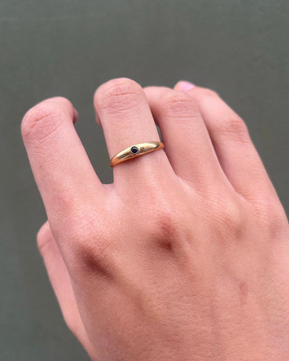 Bague Jonc Saphir &quot;Roma&quot; - Elliade Paris