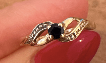 Bague jonc saphir "Solene" - Elliade Paris