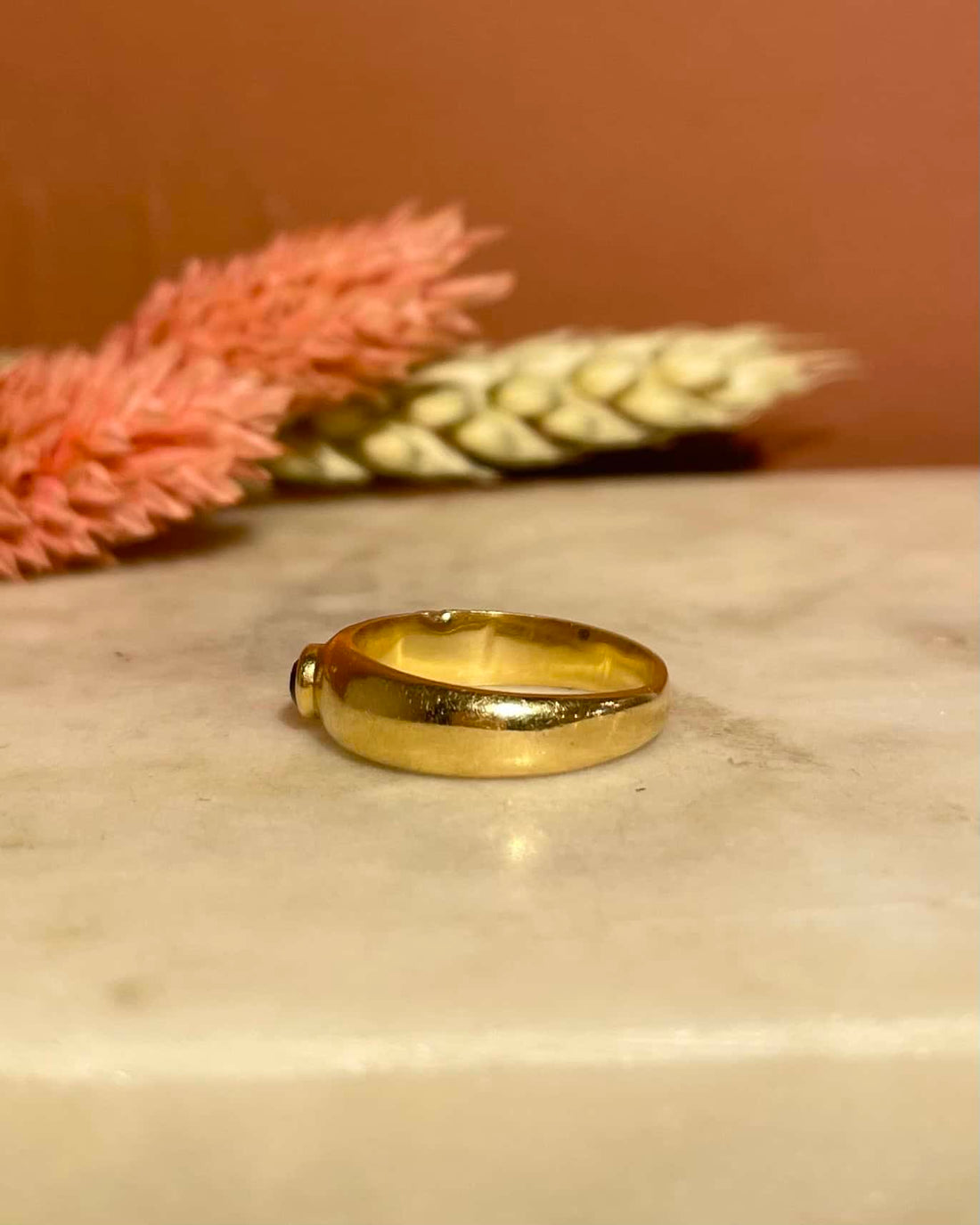 Bague Vintage Jonc Saphir &quot;Natalie&quot;