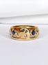 Bague Jonc Saphirs 0.16 carat "Ophélie" - Elliade Paris