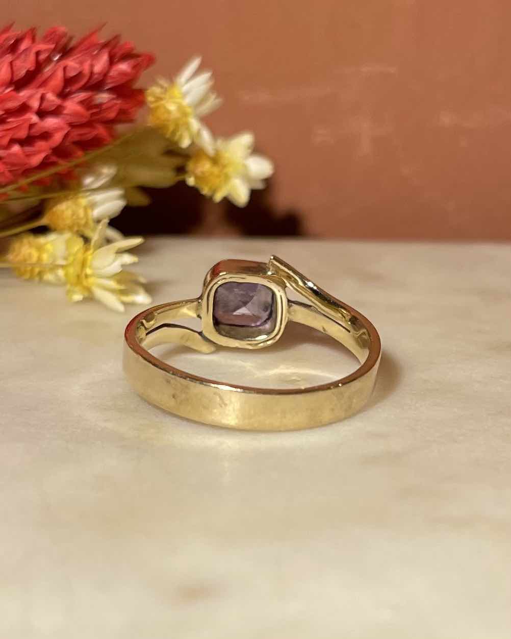 Bague Jonc Tanzanite 1 carat "Maud" - Elliade Paris