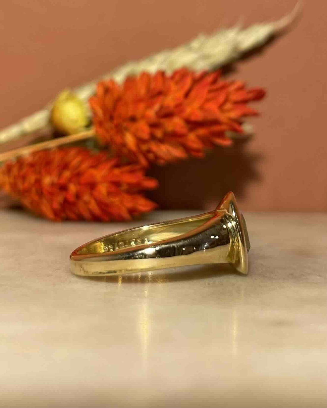 Bague Jonc Topaze 1 Carat &quot;Constance&quot; - Elliade Paris