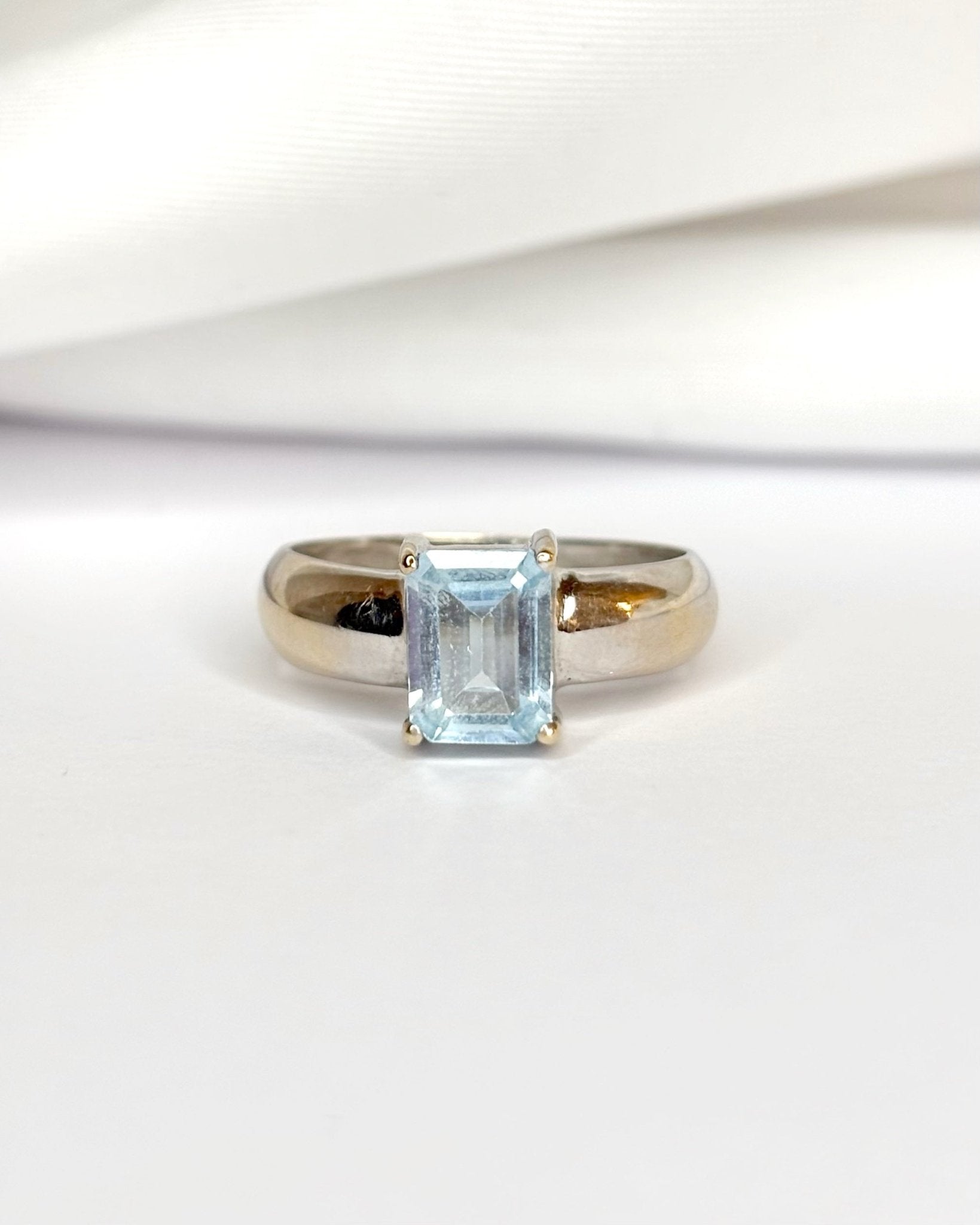 Bague Jonc Topaze 2 carats "Manuela" - Elliade Paris