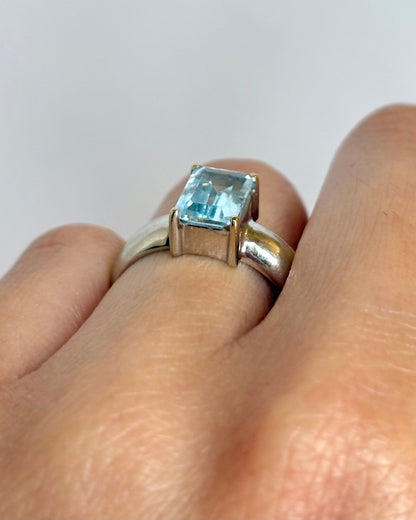 Bague Jonc Topaze 2 carats "Manuela" - Elliade Paris