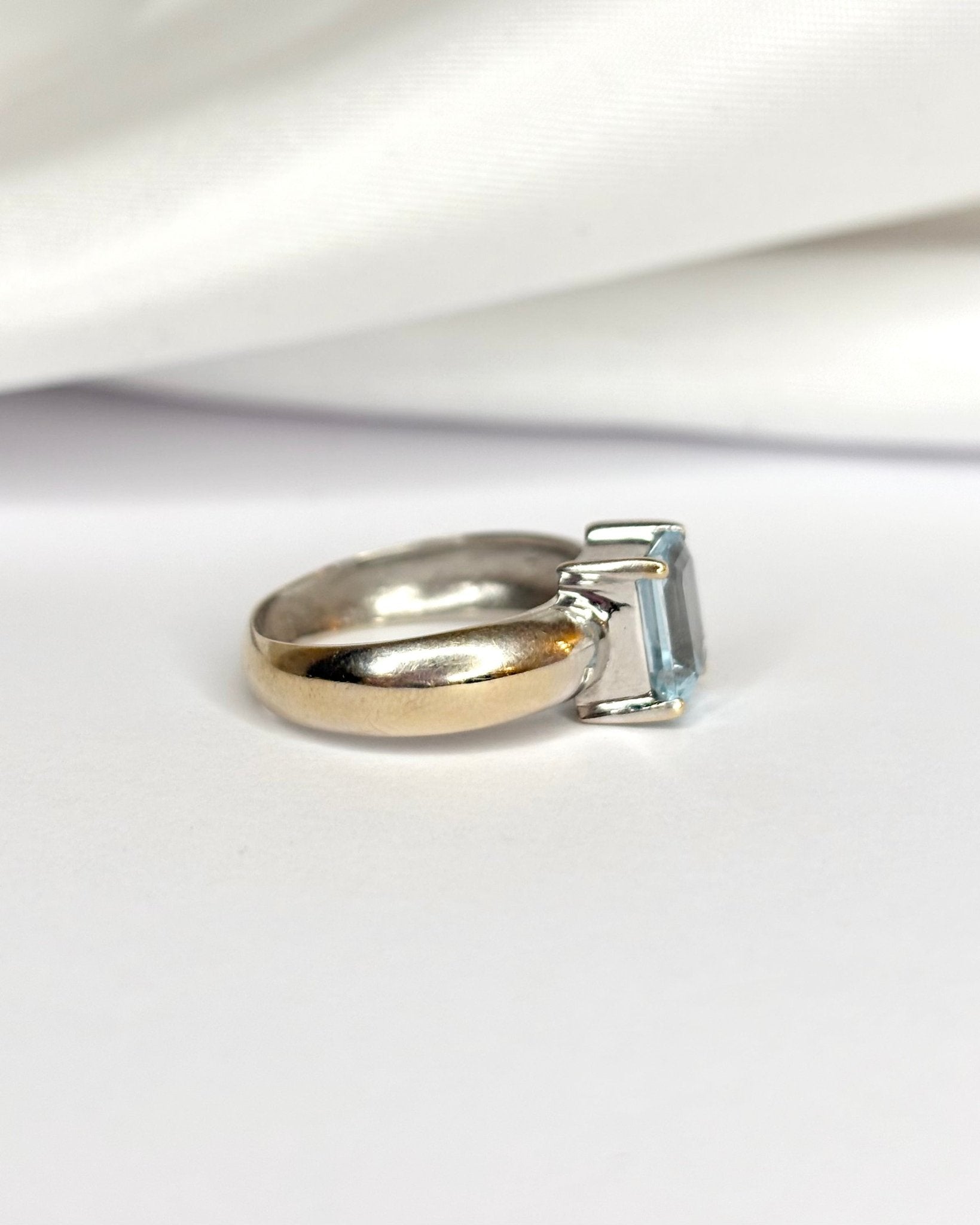 Bague Jonc Topaze 2 carats "Manuela" - Elliade Paris