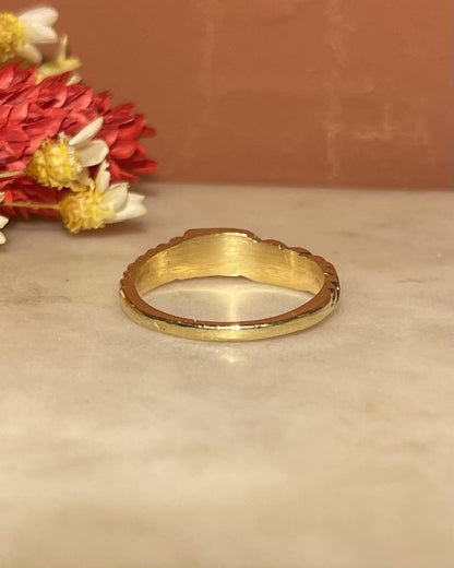 Bague jonc torsadée Diamant &quot;Muriel&quot; - Elliade Paris