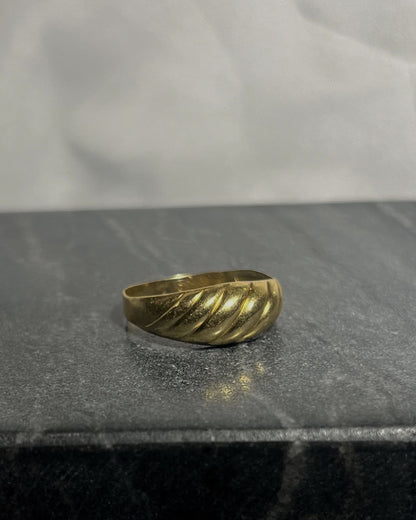 Bague Jonc Torsadée Vintage &quot;Stefany&quot; - Elliade Paris