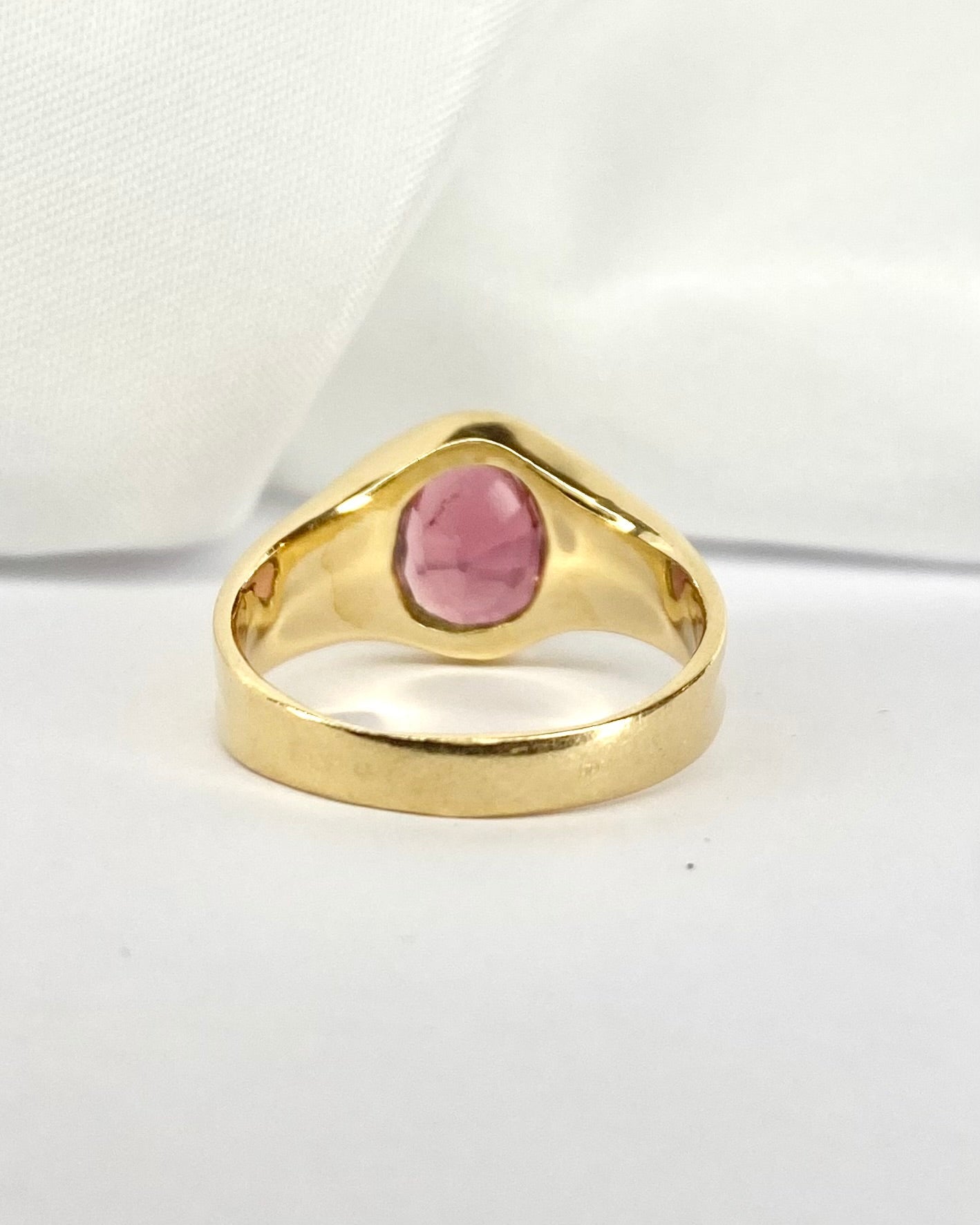 Bague Jonc Tourmaline 2.80 carats &amp; or 18 carats 5,25g &quot;Kika&quot; - Elliade Paris