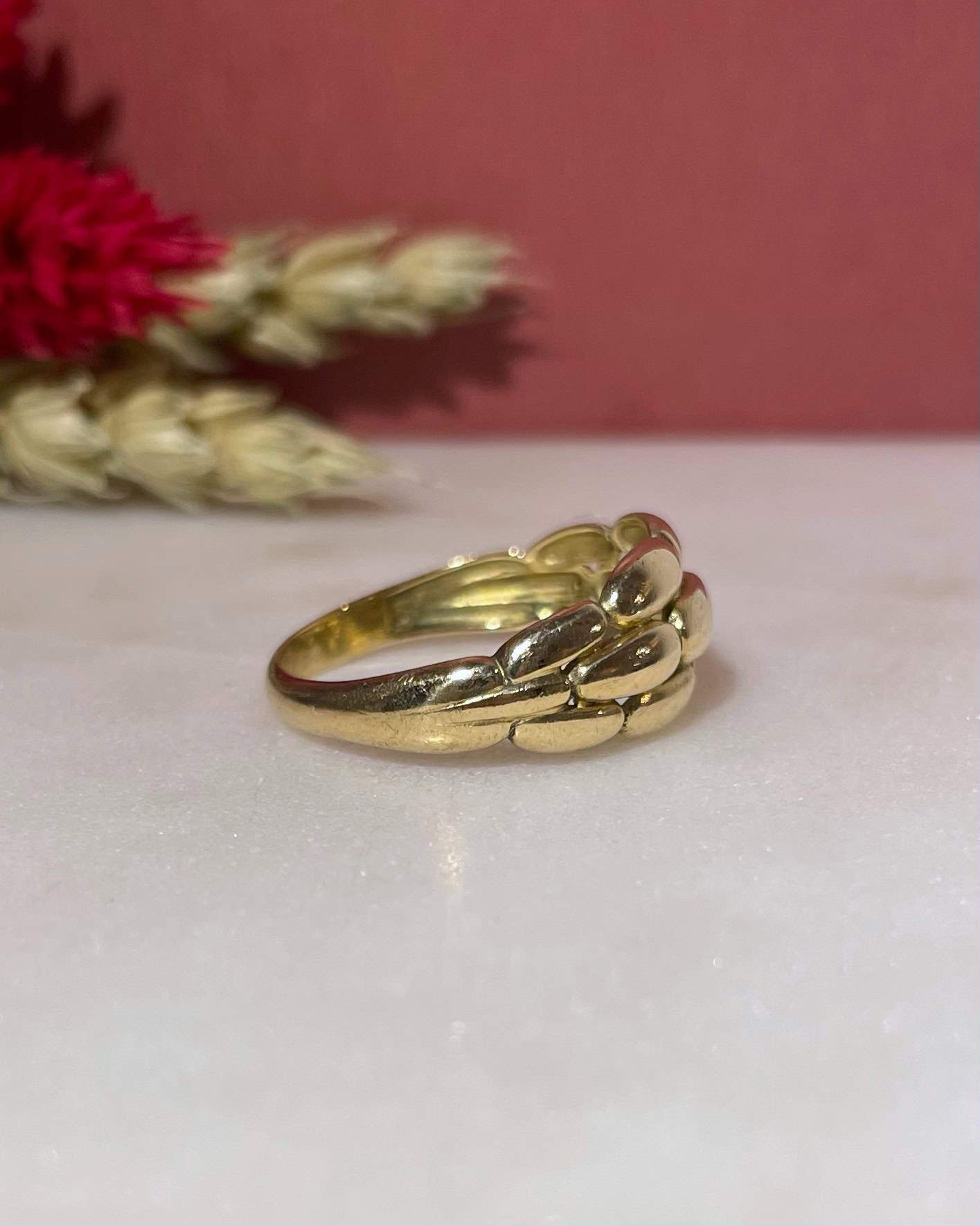 Bague Jonc Or 18 Carats "Gisèle" - Elliade Paris