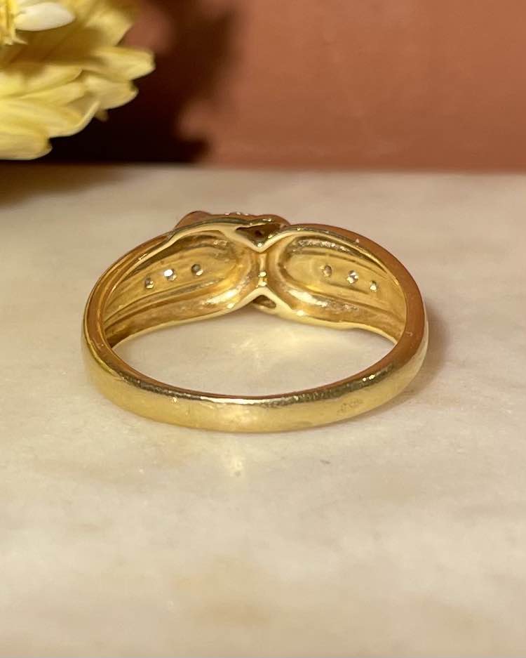 "Lola" Diamond Bangle Ring