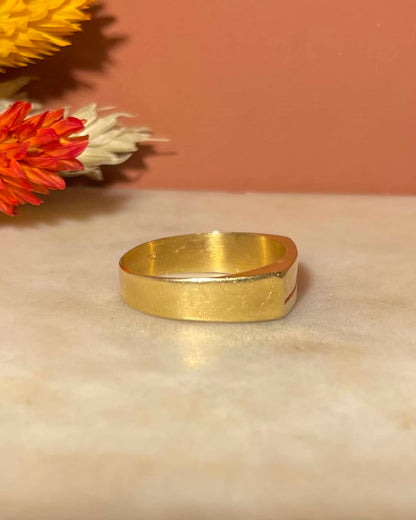 bague jonc vintage en or 18 carats - Elliade Paris bijoux vintage