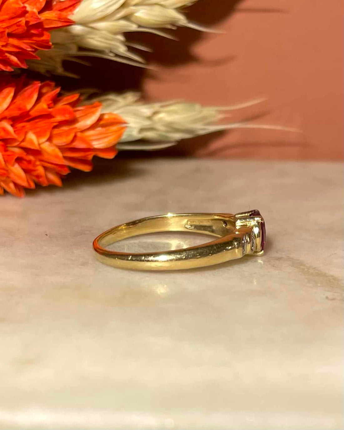 Bague Jonc Rubis &amp; Diamants &quot;Sissy&quot;