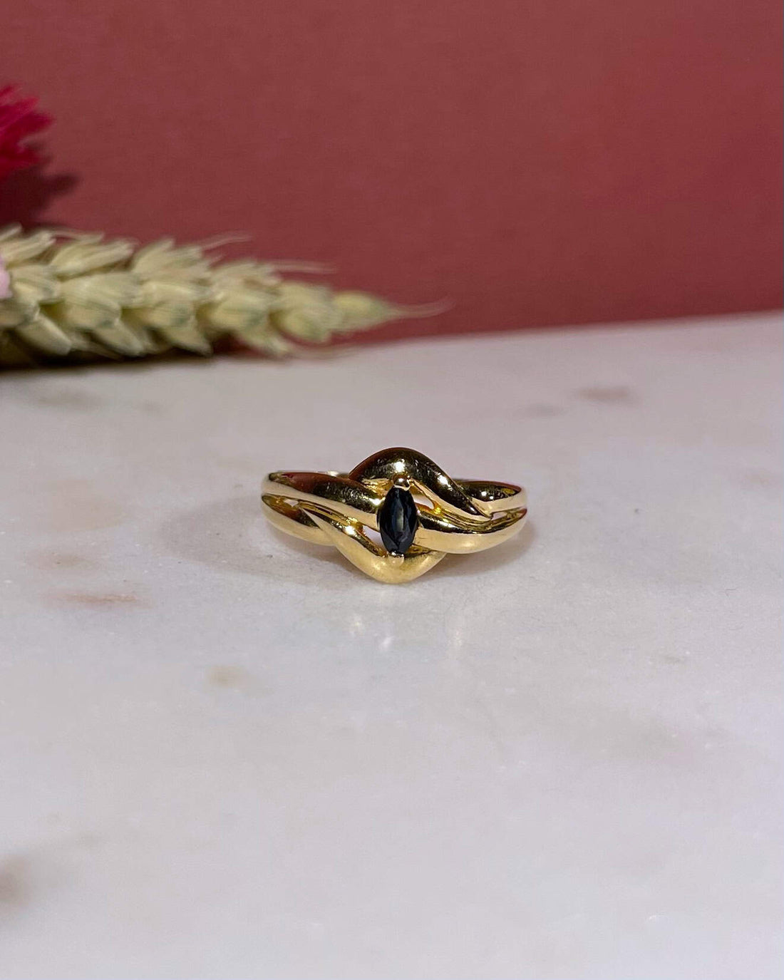 Bague Jonc Tourbillon Saphir &quot;Odine&quot;