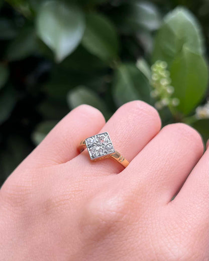 Bague Art-déco Diamants &quot;Navida&quot;