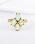 Bague Losange Opales Cabochon 1.08 carat "Amanda" - Elliade Paris