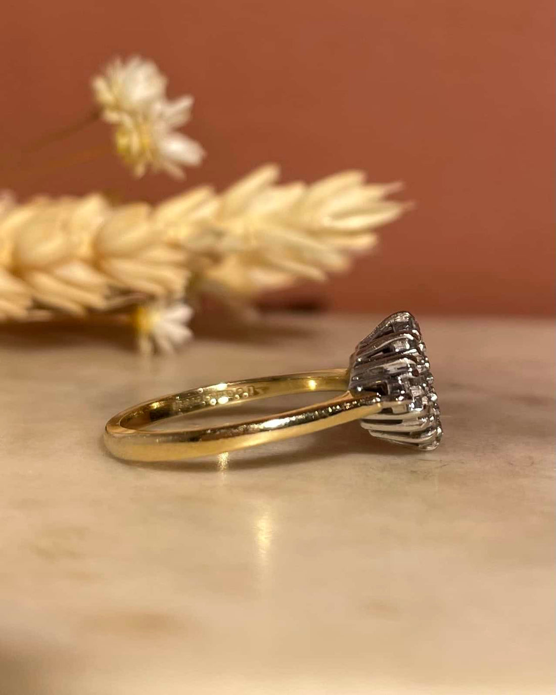 Bague Rivière Losange Diamants 0.32 carat "Orphelia"