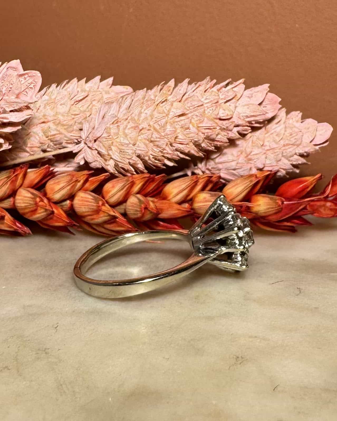 Bague Marguerite 13 Diamants 0.50 Carat "Azamée" - Elliade Paris