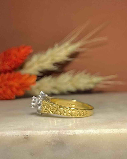 Bague Marguerite 13 Diamants &quot;Manella&quot; - Elliade Paris