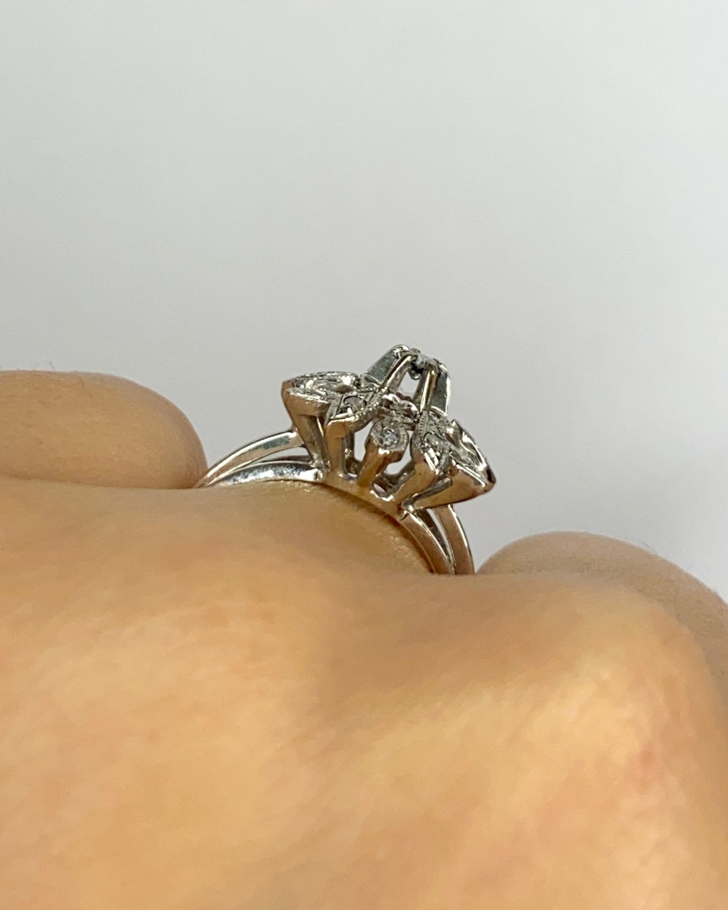 Bague Marguerite 13 Diamants "Yasmine" - Elliade Paris
