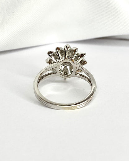 Bague Marguerite 13 Diamants "Yasmine" - Elliade Paris