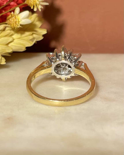 Bague Marguerite 19 Diamants &quot;Addie&quot; - Elliade Paris